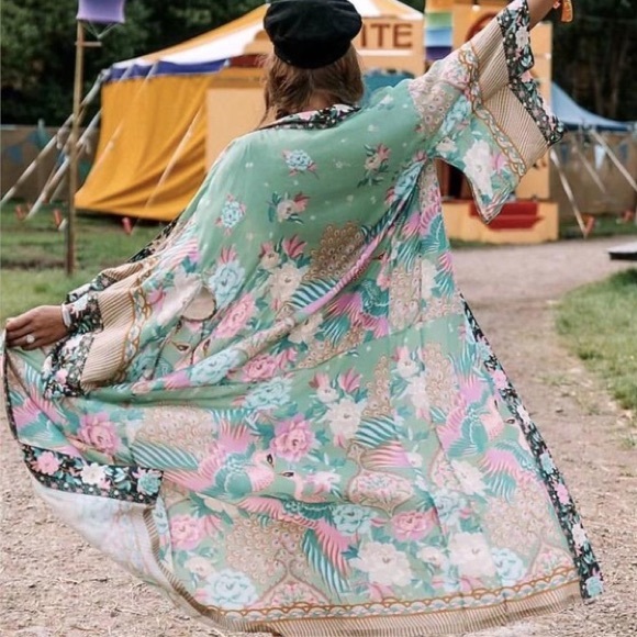5βοΈ FAV BESTSELLER Boho Cloud Dancer Kimono Wrap CoverUp Robe - Picture 2 of 7